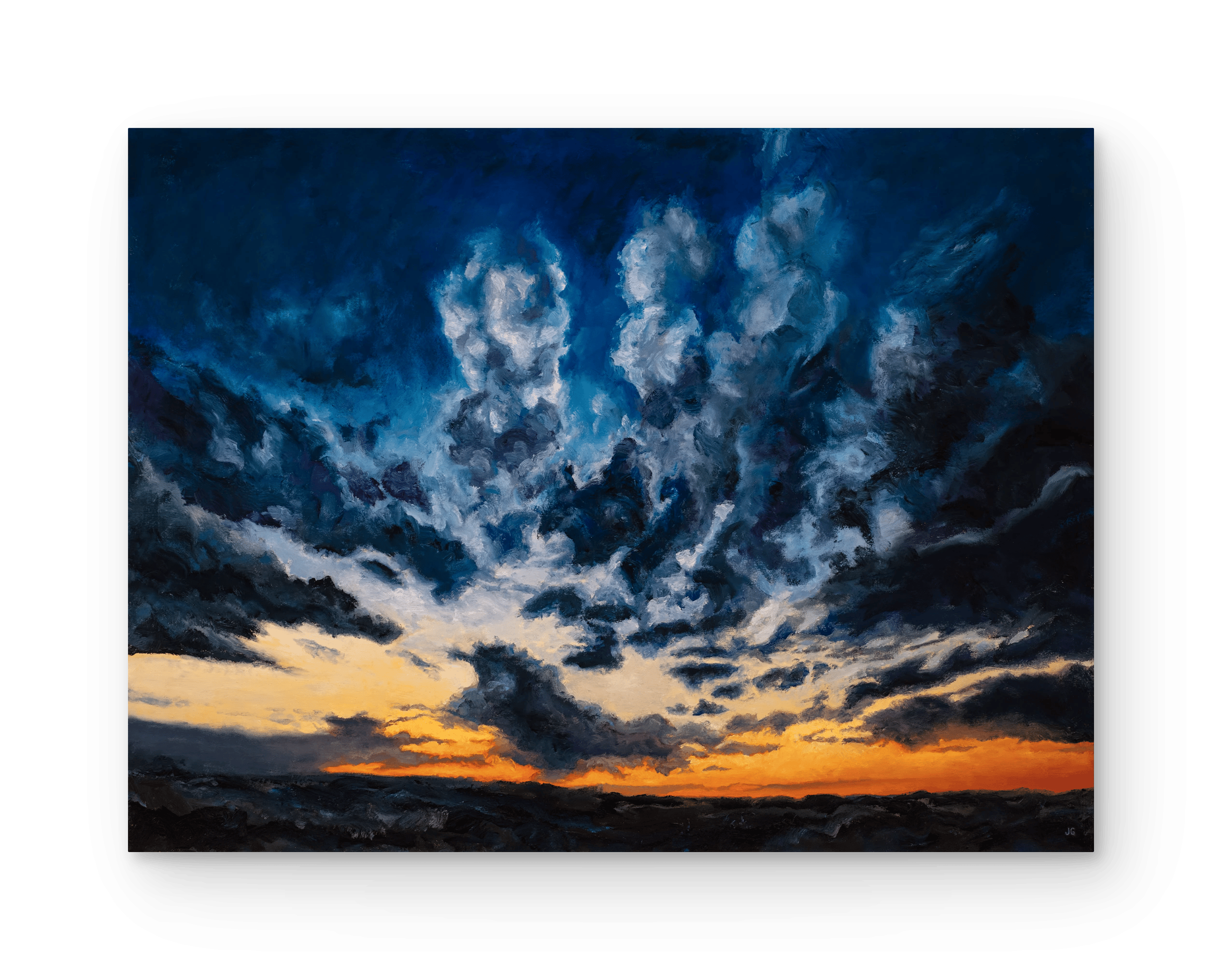 Late Spring Nocturne Giclée Print, original oil painting by Jonathan Goodding