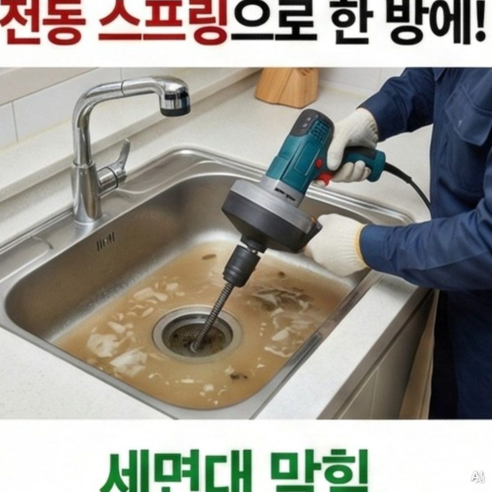 김포시사우동장기역배수관뚫는법
