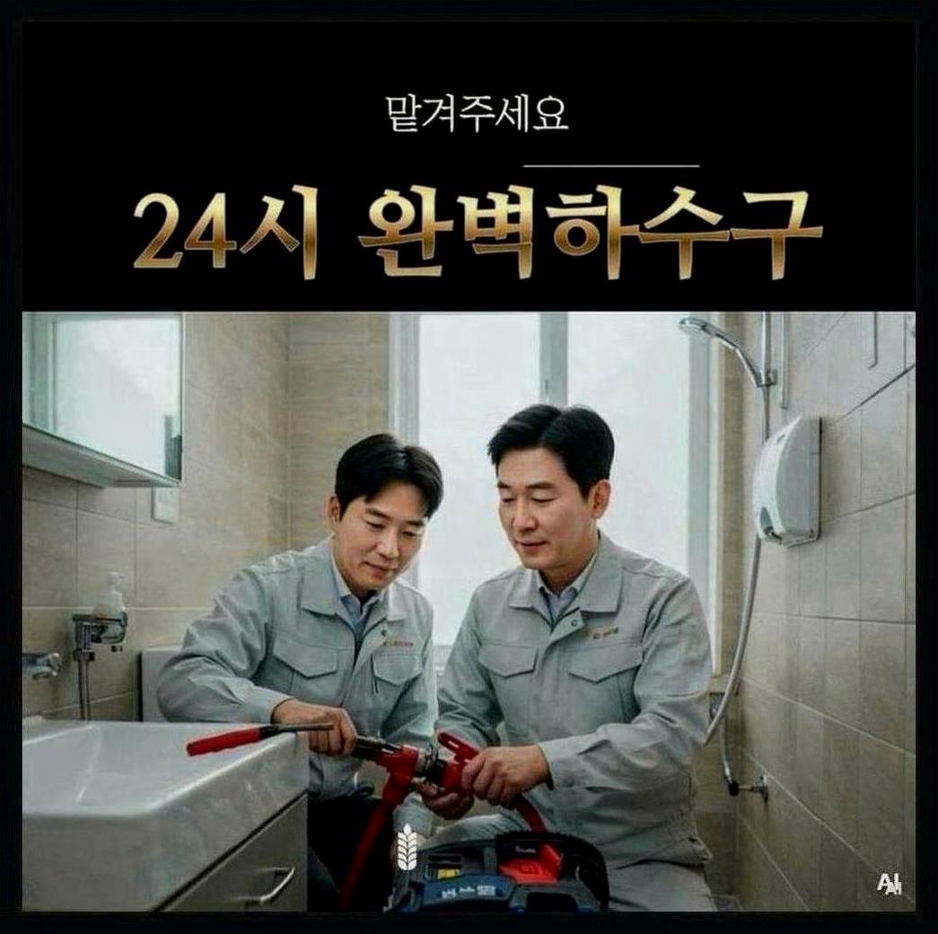 중구광희동주방배수구뚫는법