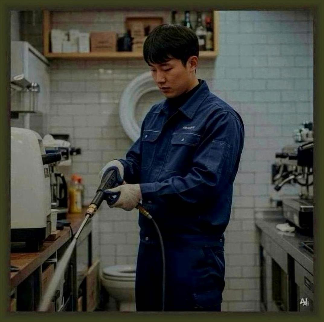 만수동예술회관역주방배수구역류할때조치방법 현장 사진