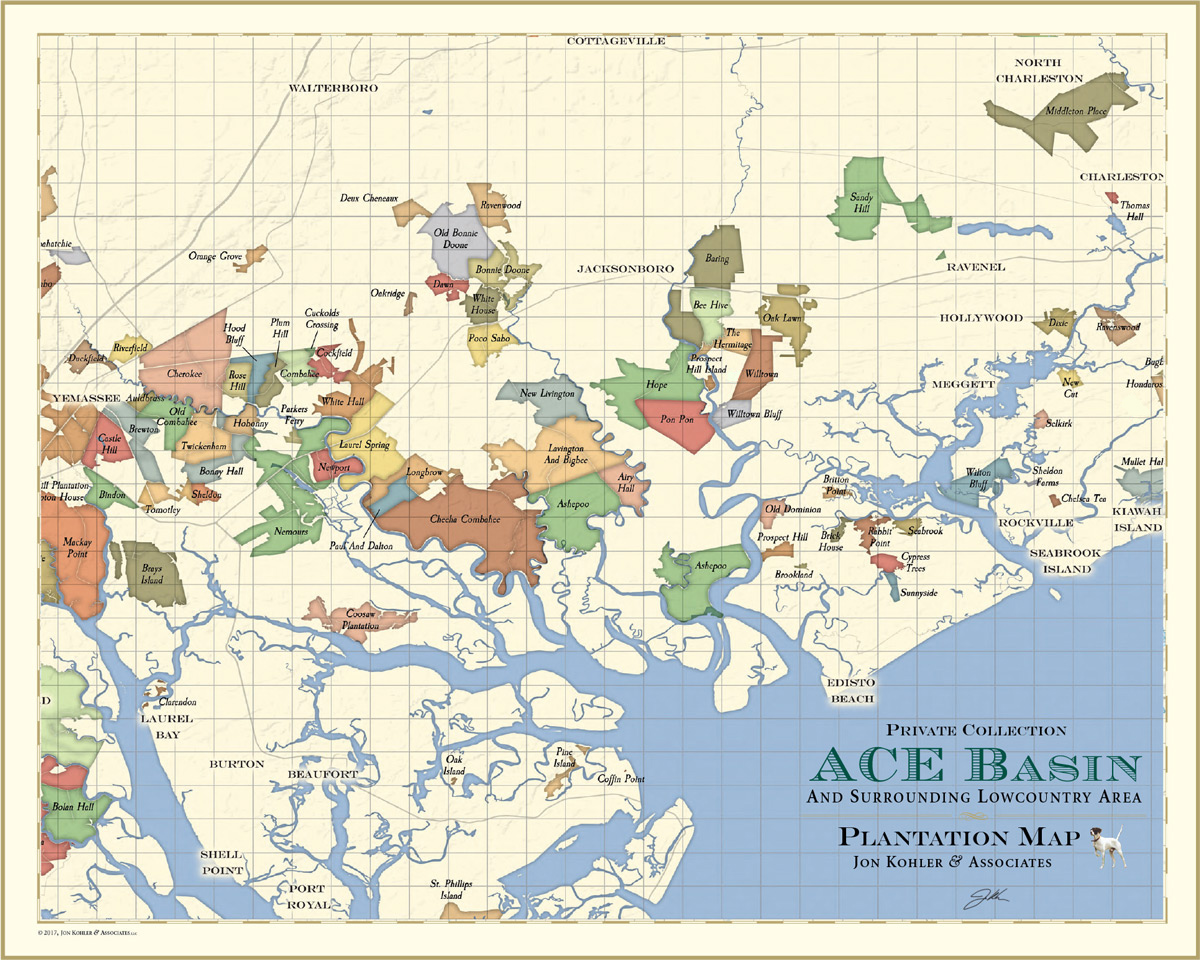 Plantation Maps Jon Kohler Associates 