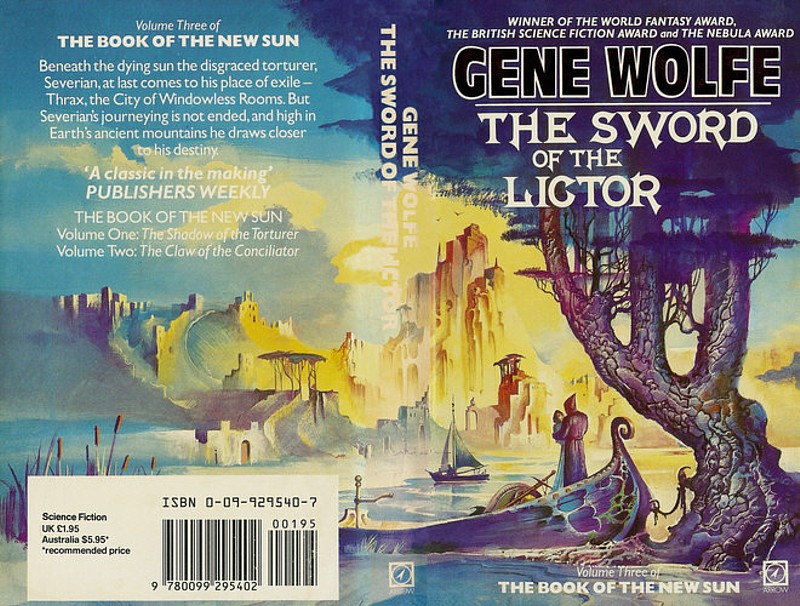 Cover for Gene Wolfe, The Sword of the Lictor (paperback v), (c) Bruce Pennington, www.brucepennington.co.uk