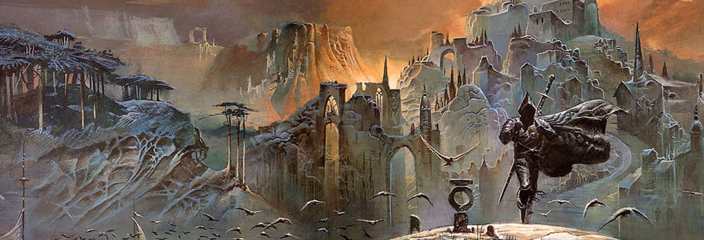 Detail from Bruce Pennington: The Shadow of the Torturer, (c) Bruce Pennington