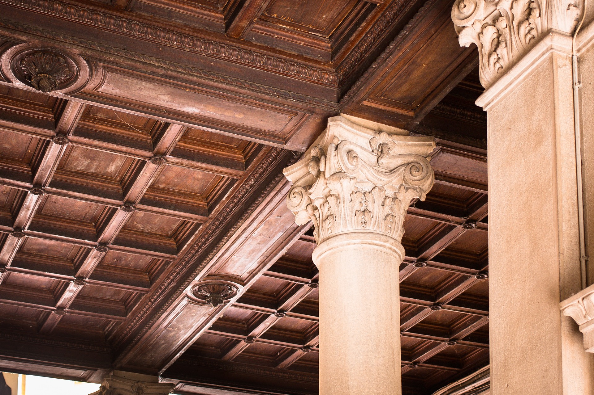 Free Photo Wooden Ceiling Architecture Ceiling Construction Free Download Jooinn