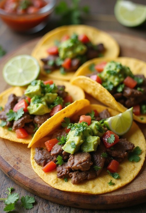 21 Steak Dinner + Side Pairings That Just Work Perfectly! - 8. Steak Tacos with Avocado Salsa