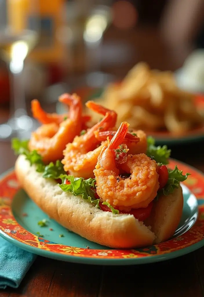 Best 27 New Year’s Sandwich Recipes for Easy Entertaining - 11. Shrimp Po' Boy