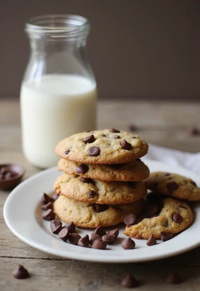 Best 27 Vegan New Year Recipes for a Healthy Celebration - 26. Vegan Chocolate Chip Cookies