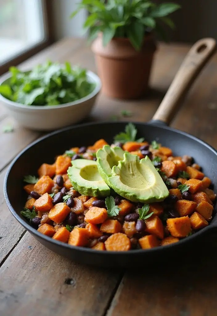 Best 29 New Year’s Breakfast Recipes for a Fresh Start - 6. Sweet Potato and Black Bean Hash