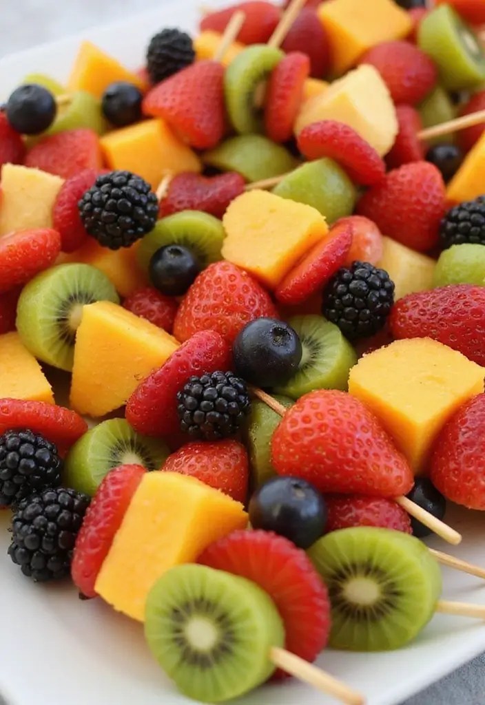 Best 30 New Year’s Eve Appetizer Recipes for Party Nights - 20. Fruit Skewers