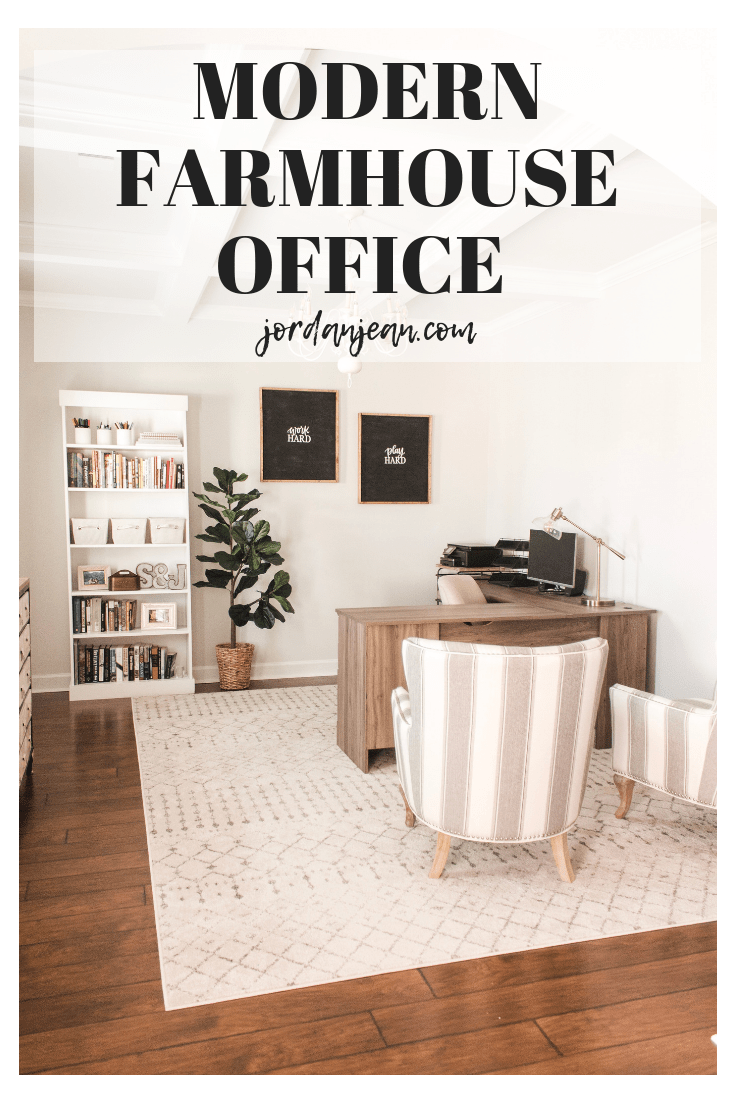 Modern farmhouse office reveal