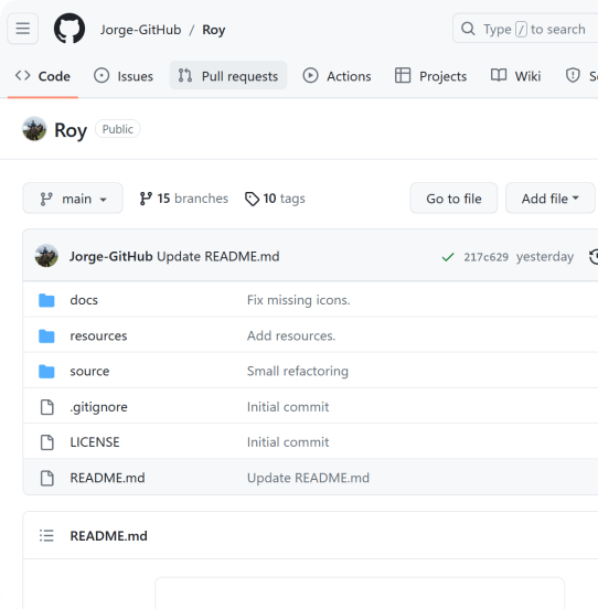 Github Vigass Vigass Github Io Roy Chaug S Persenal Space - Retina Dark Designs for Desktop