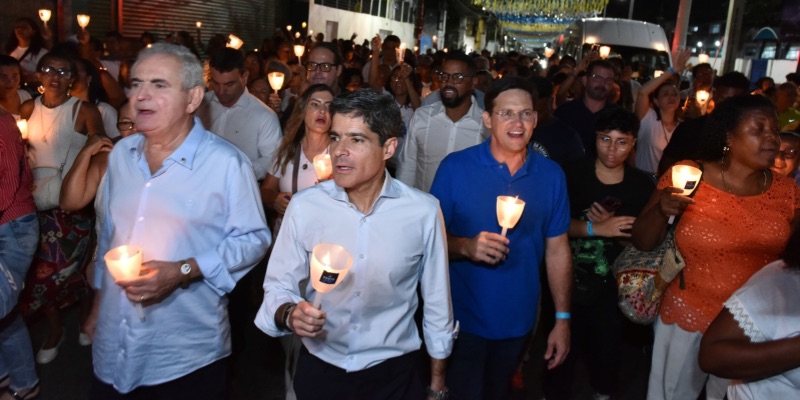#Eleições2026: ACM Neto participa de celebrações a Santa Dulce dos Pobres em Salvador
