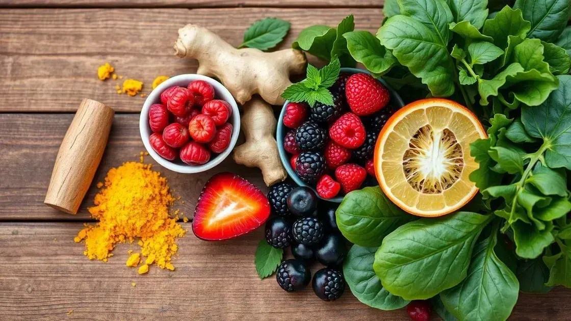 Alimentos anti-inflamatórios naturais