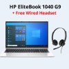HP EliteBook 1040 G9 Core i7 12th Gen 16GB RAM 512GB SSD Win 11 Pro 14" FHD 1yr Warranty (5P6Q0EA)