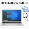 HP EliteBook 850 G8 Core i5 11th Gen 16GB RAM 512GB SSD 14" Inches Win 10 Pro 1 Year Warranty (336H9EA#BH5)