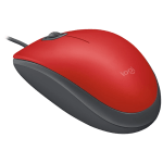 Logitech USB Silent Mouse M110 Red(910-006759)