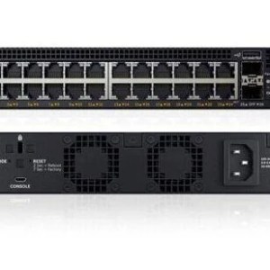 Dell Networking Switch X1026P/PoE (12-Port POE/12-Port POE+) 24x 1GbE + 2x 1GbE SFP ports/ DNX1026P (09F09P)