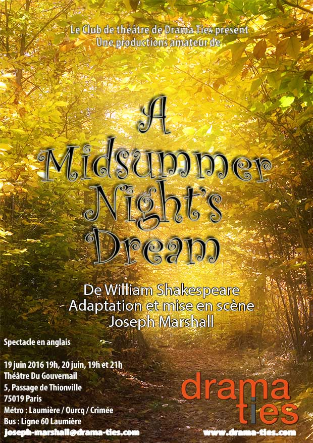 The English Speaking Drama Club in Paris Show