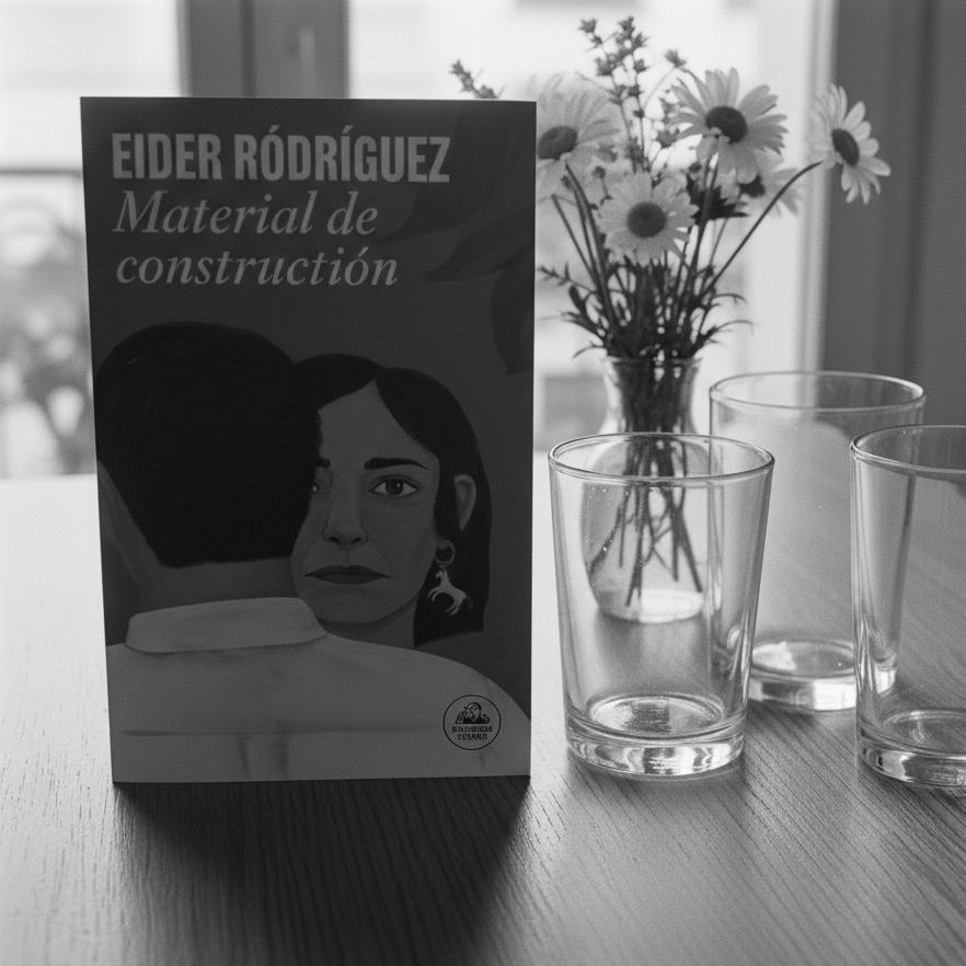 Portada de Material de construcción de Eider Rodríguez, novela sobre el amor como servidumbre