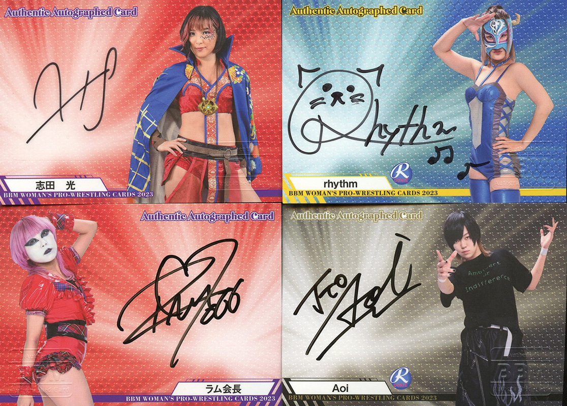 BBM Womens Wrestling Cards 2023 Autograph