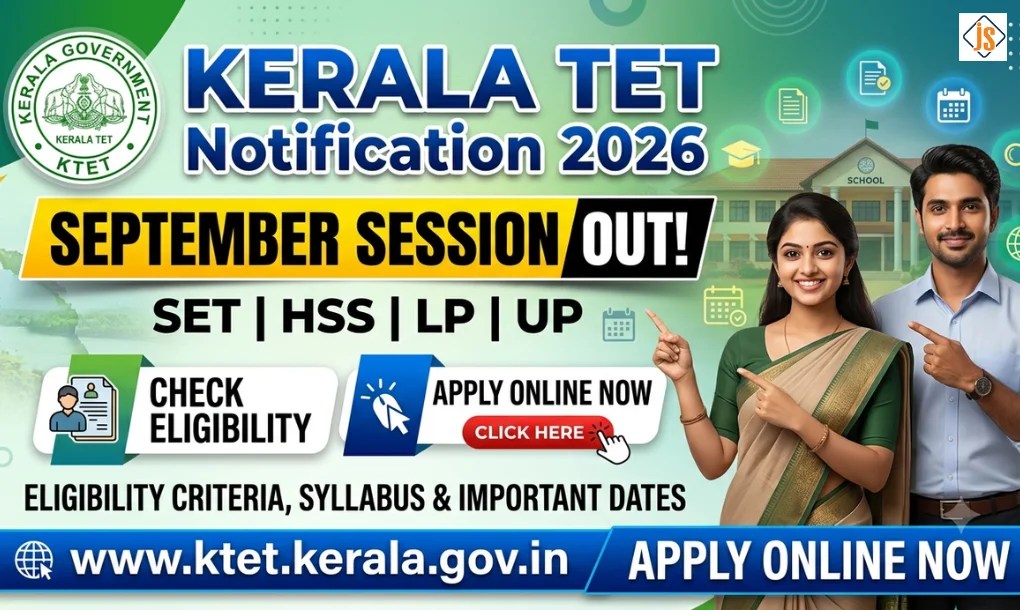 Kerala TET Notification 2026 Out for September Session, Check Eligibility & Apply Online