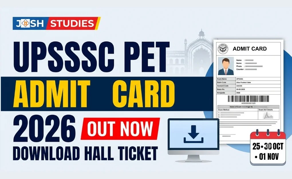 UPSSSC PET Admit Card 2026 Out, Download Hall Ticket, Exam Date & Instructions