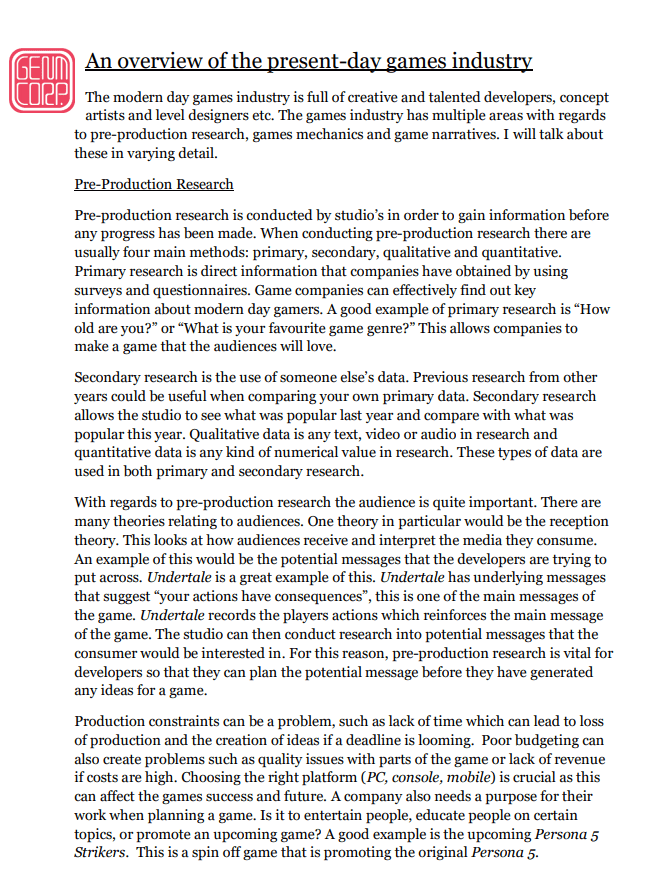 Game design principles