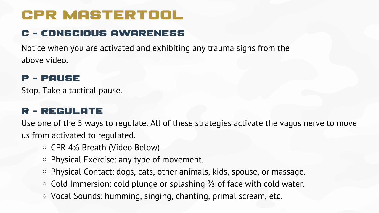 Cpr master toolset