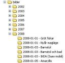 Organisera bilder