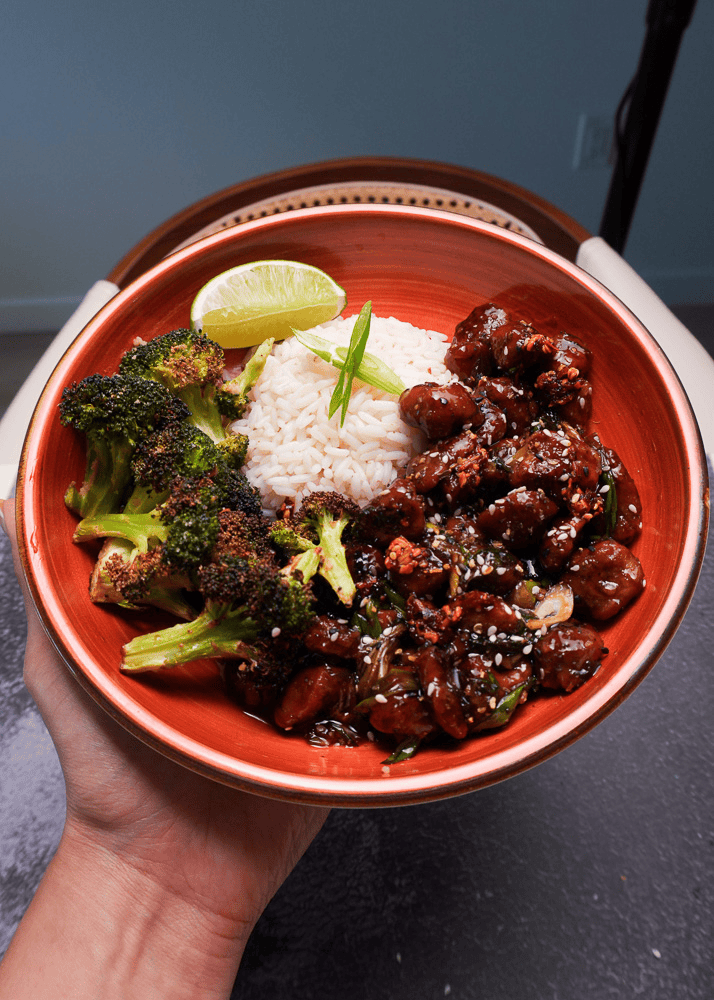 High-Protein Vegan Teriyaki Chicken