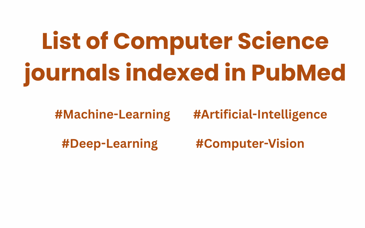 Computer Science journals indexed in PubMed