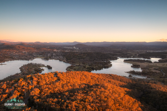 The view of Lake Burleigh Griffin from the Telstra Tower is one of the reasons its the best lookout in Canberra.