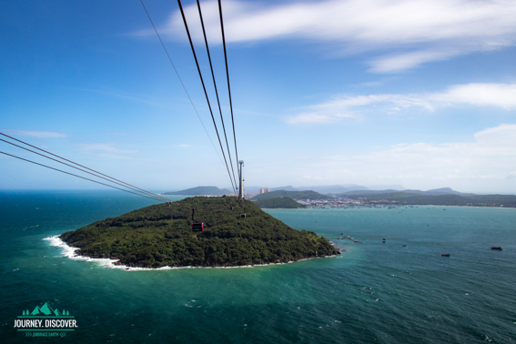 Overlooking the An Thoi Archipelago from the cable car that goes across to Sunworld Hon Thom.