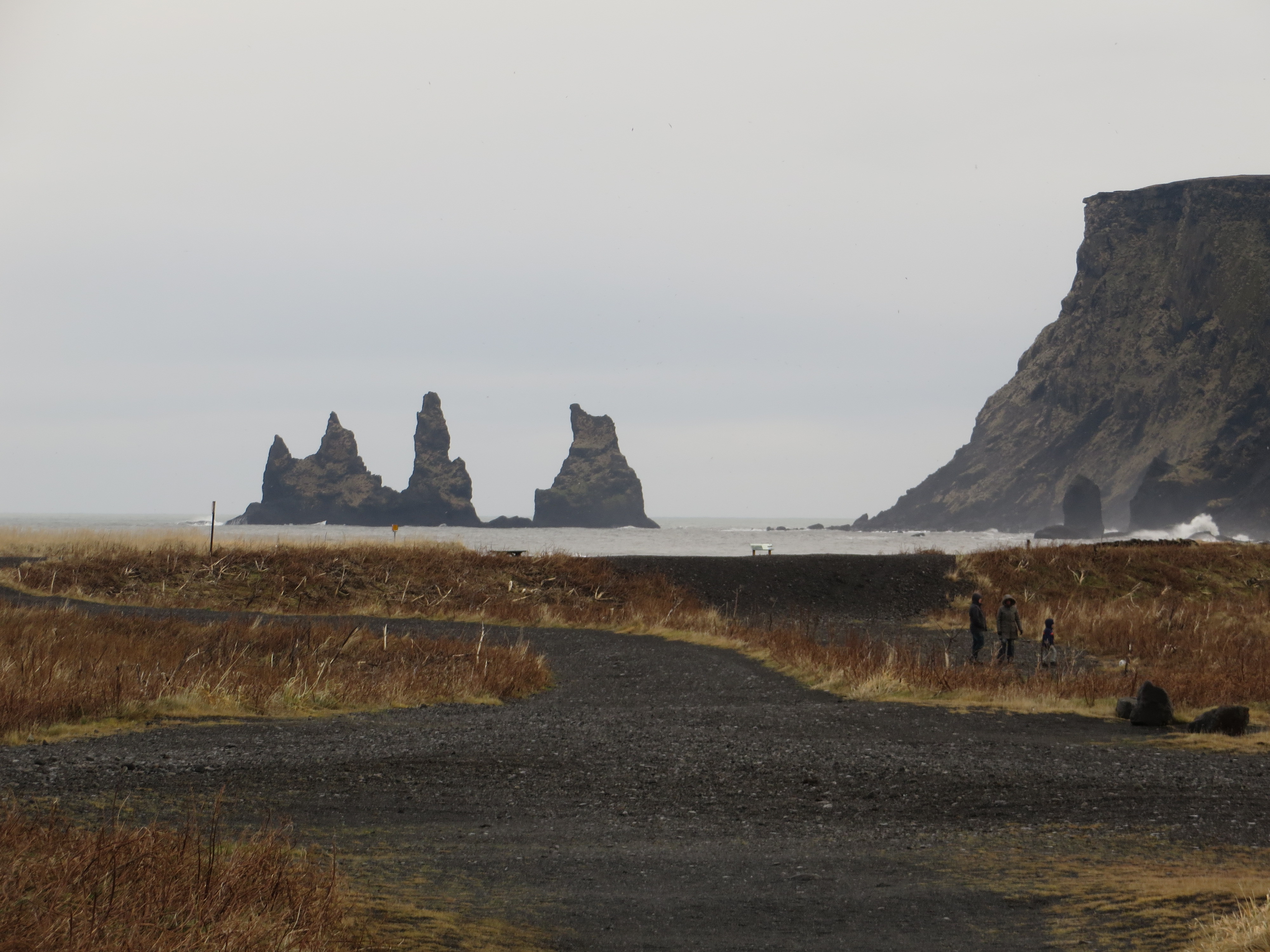 The beach at Vík.