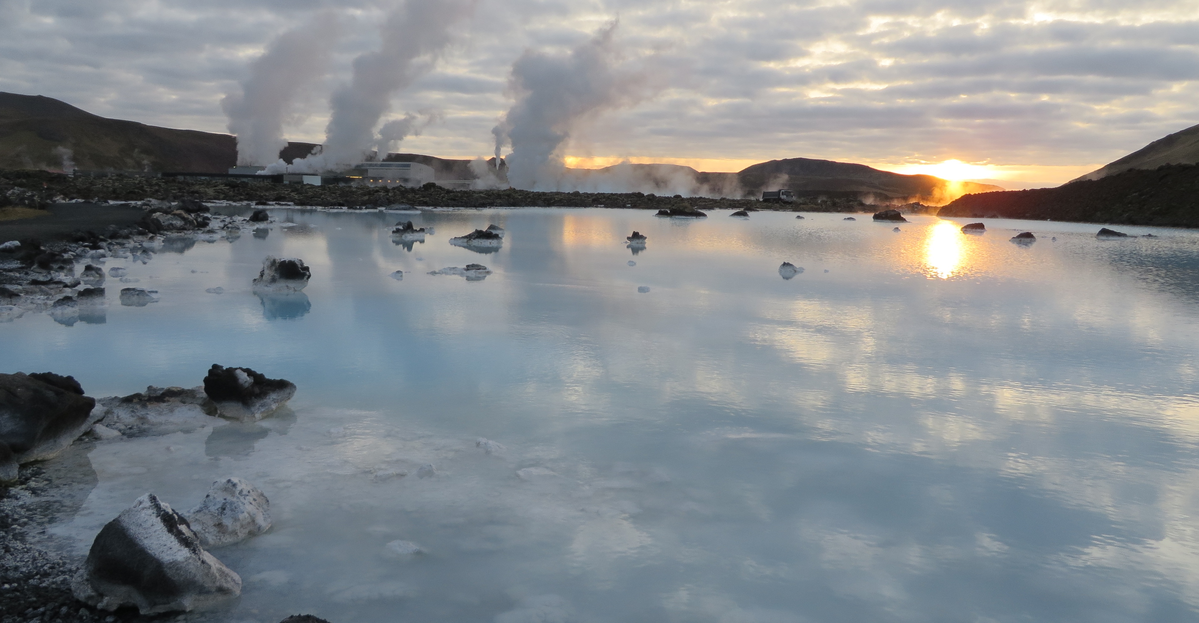 Outside the Blue Lagoon