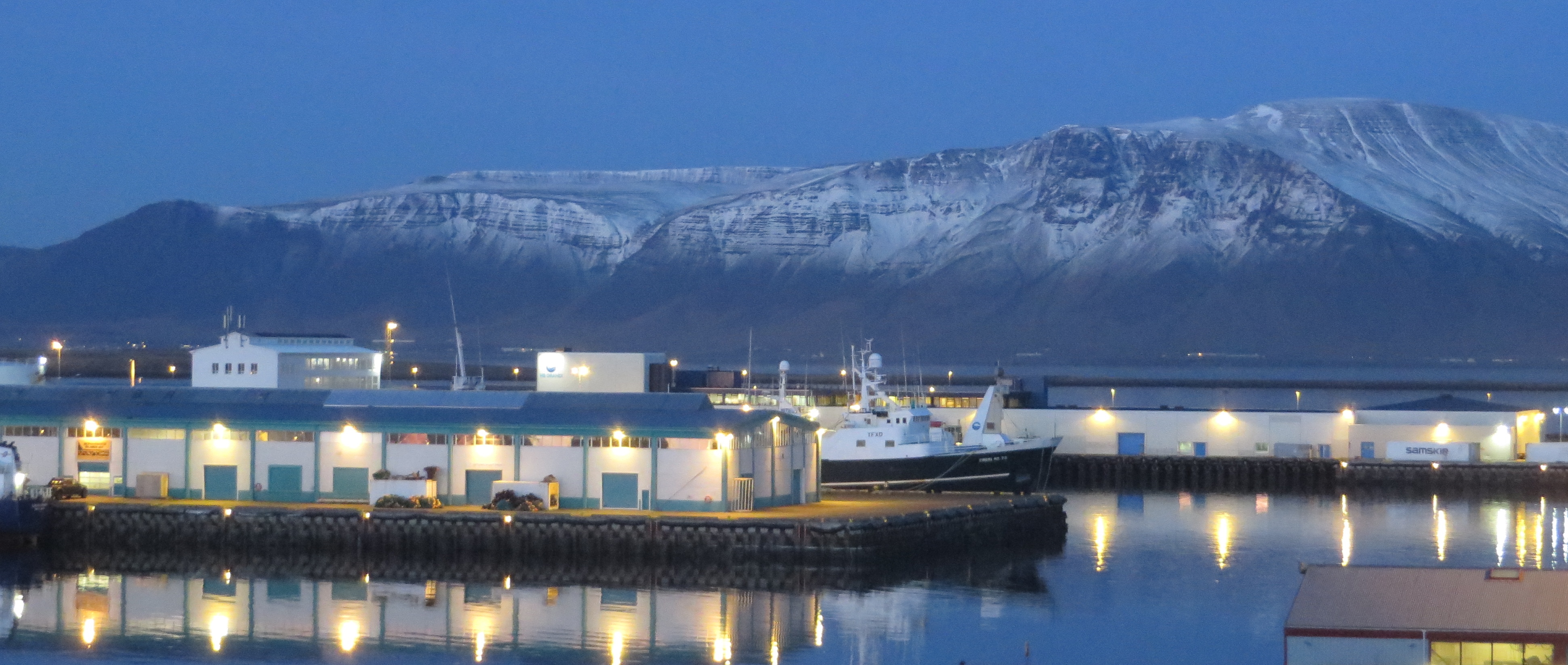 Reykjavík harbour (looking north)