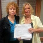 Joyce turns in her nominating petitions