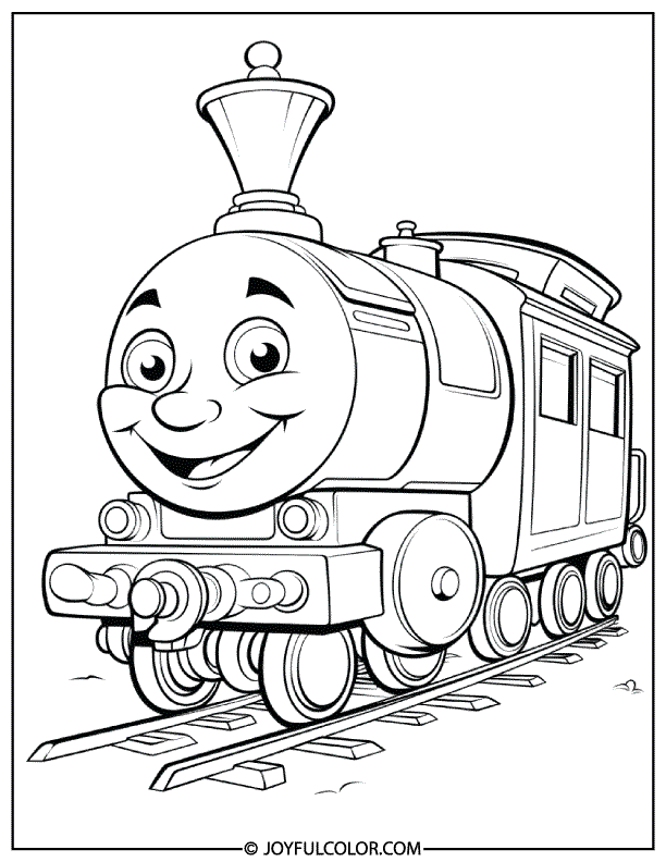 Top 24 free printable train coloring pages for kids