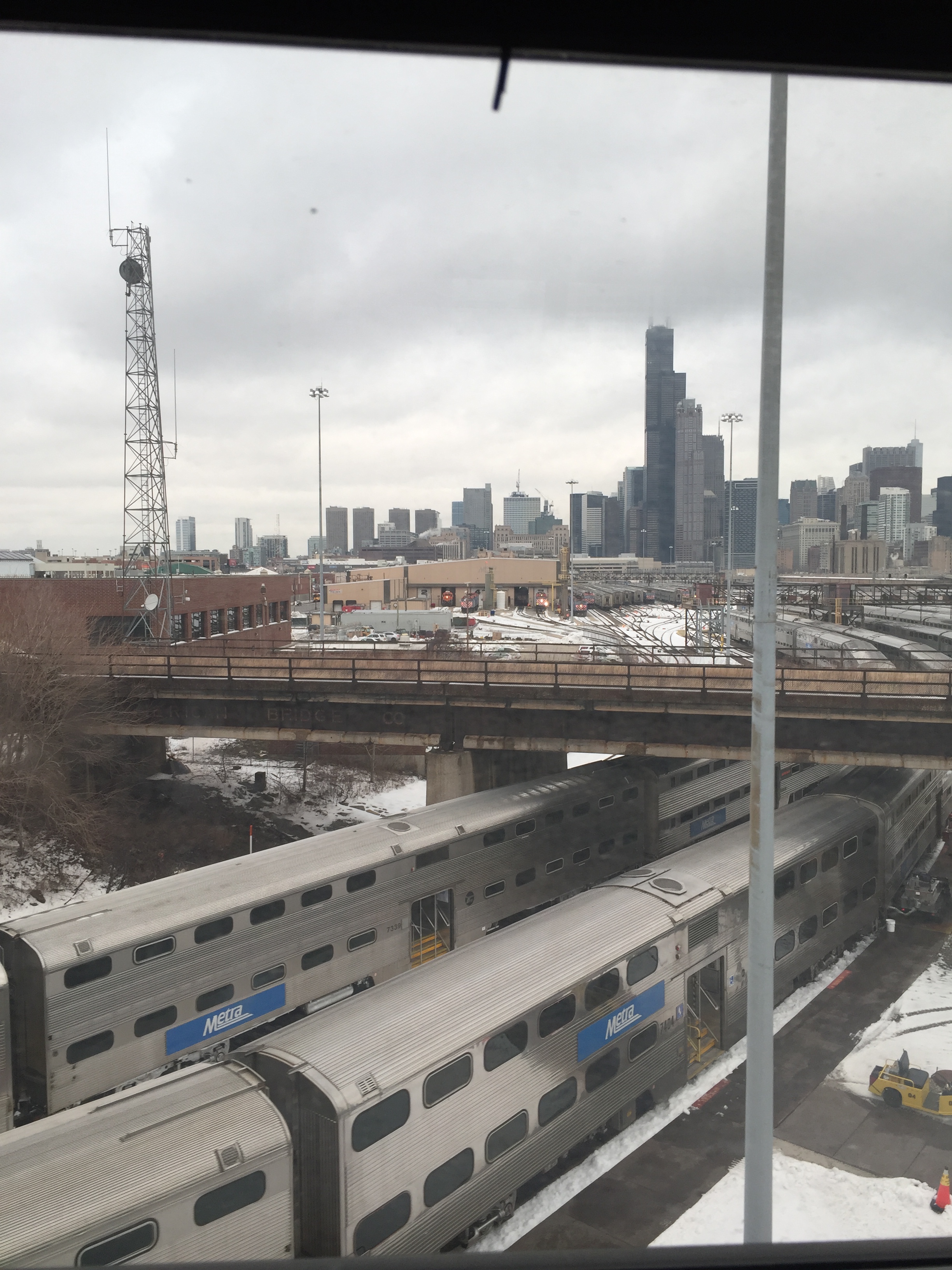 Train station in Chicago