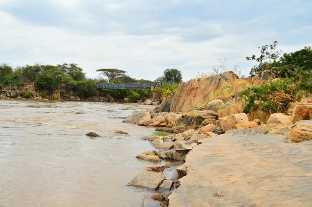 Tana River winging through Kora National Park