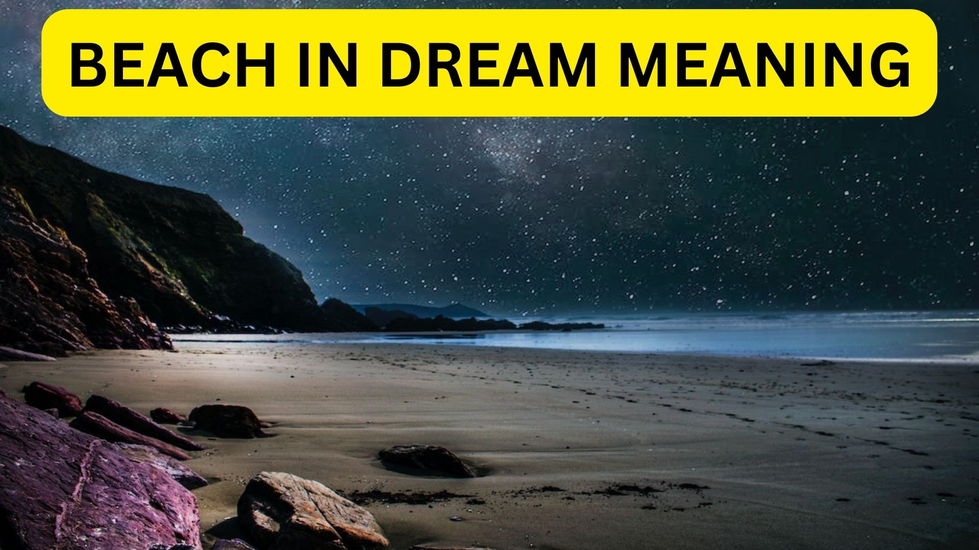 Beach in dream meaning