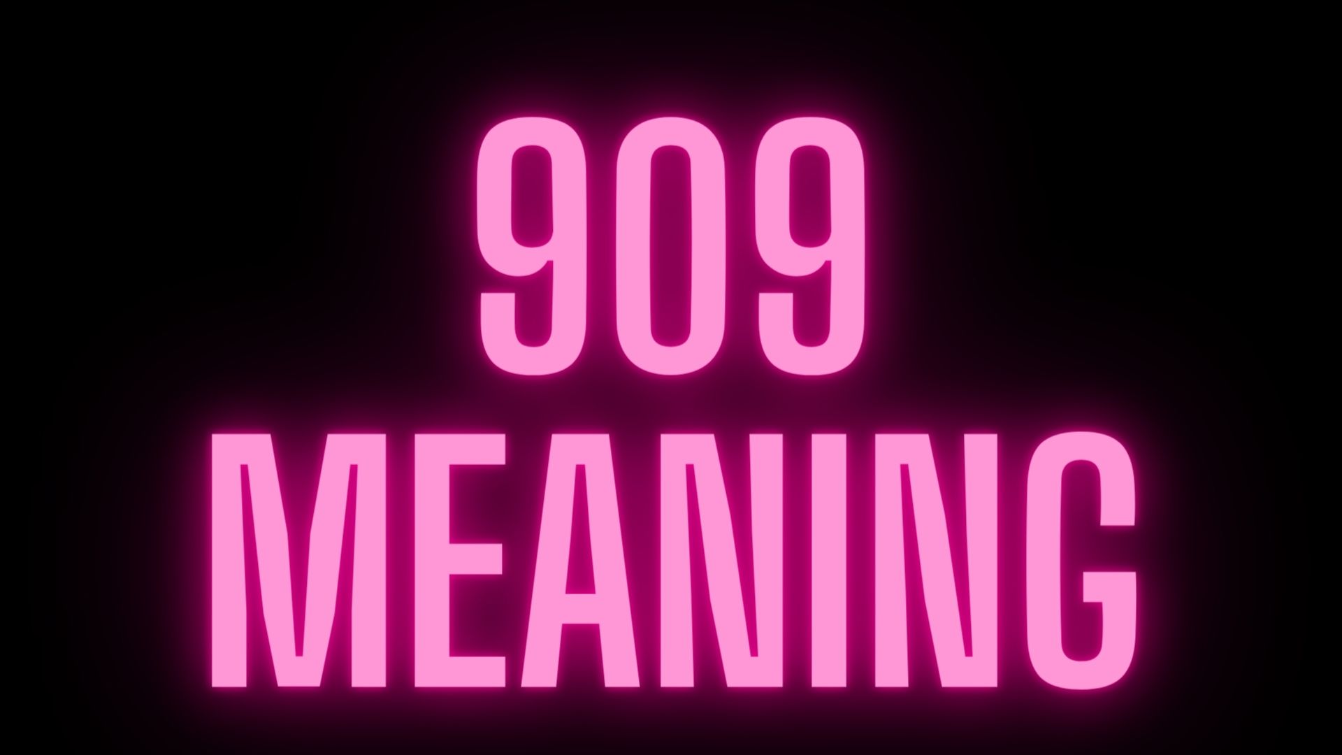 909 meaning