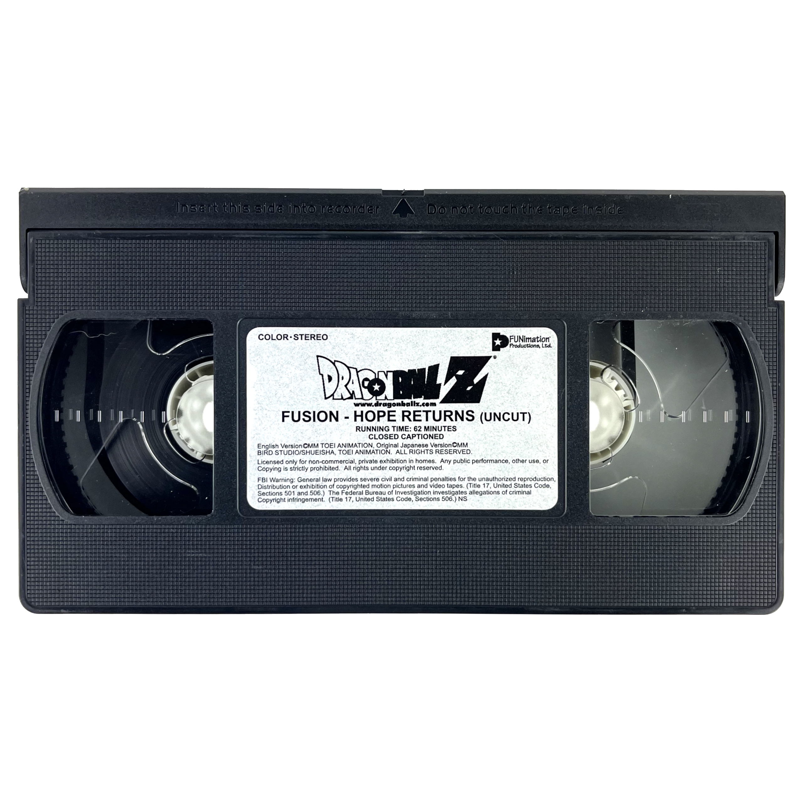 Dragon Ball Z (Vol. 80) Fusion - Hope Returns (Uncut) VHS - Rad Shop
