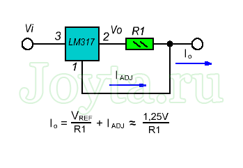 Чем отличается lm317 от lm317t. Стабилизаторы тока на lm317, lm338, lm350 и их применение для светодиодов. Применения ре