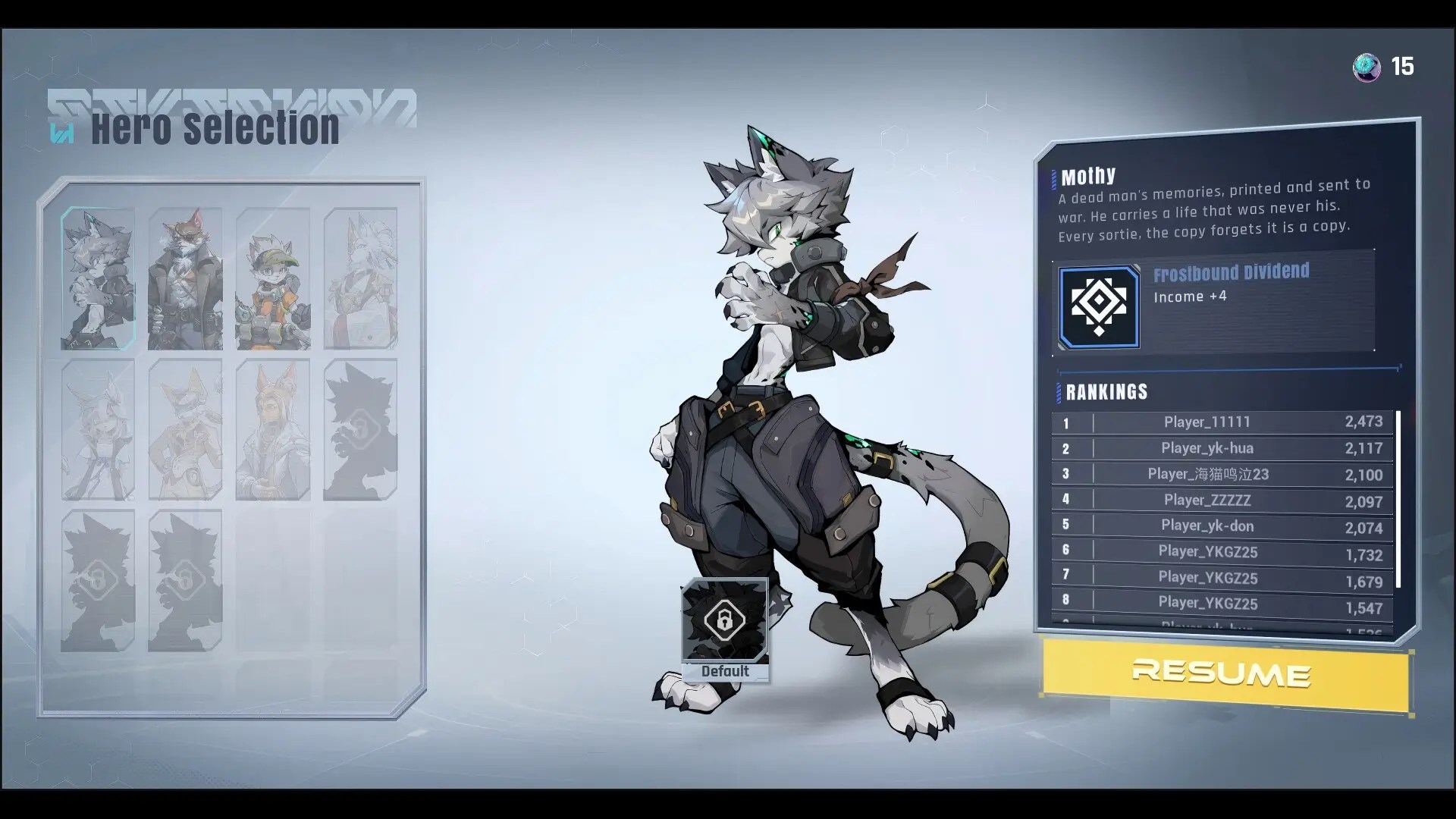 Cats In The Shell Game Characters