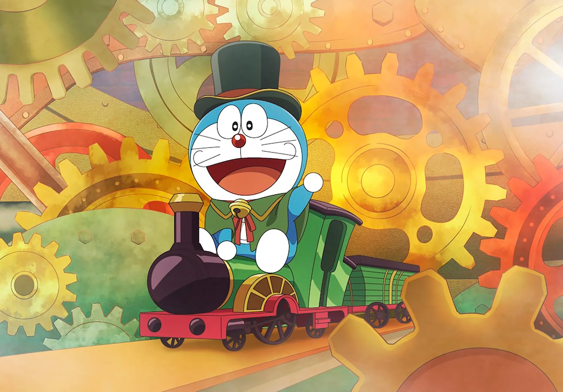 Doraemon Nobitas Steam-Powered Time Machine Movie Teaser Visual