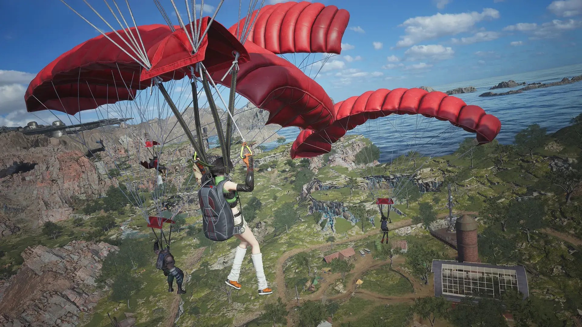 Final Fantasy 7 Revelation Parachute Drop