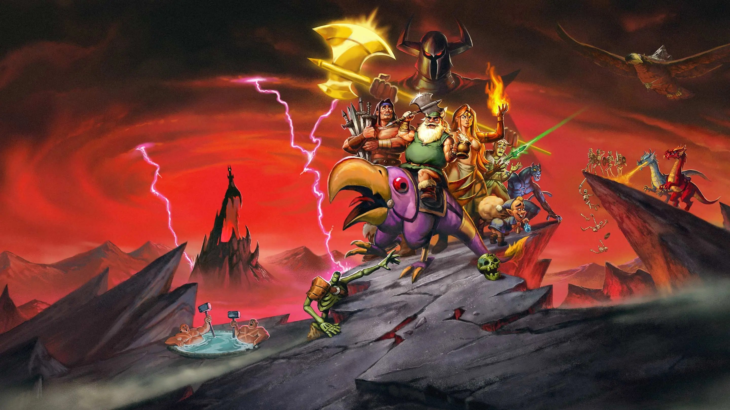Golden Axe Animated Series Key Visual