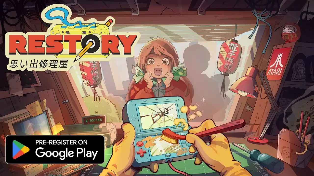 ReStory Chill Electronics Repairs Game Android Announcement