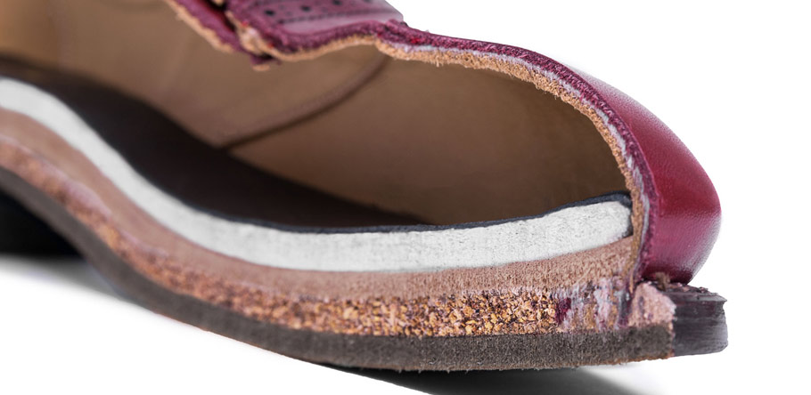 Crownhill Goodyear welted shoes with foam cushioning.